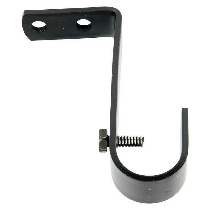 Soporte de techo Colonial - Negro, L x An x Al: 6,1 x 1,6 x 7,6 cm, Atornillado