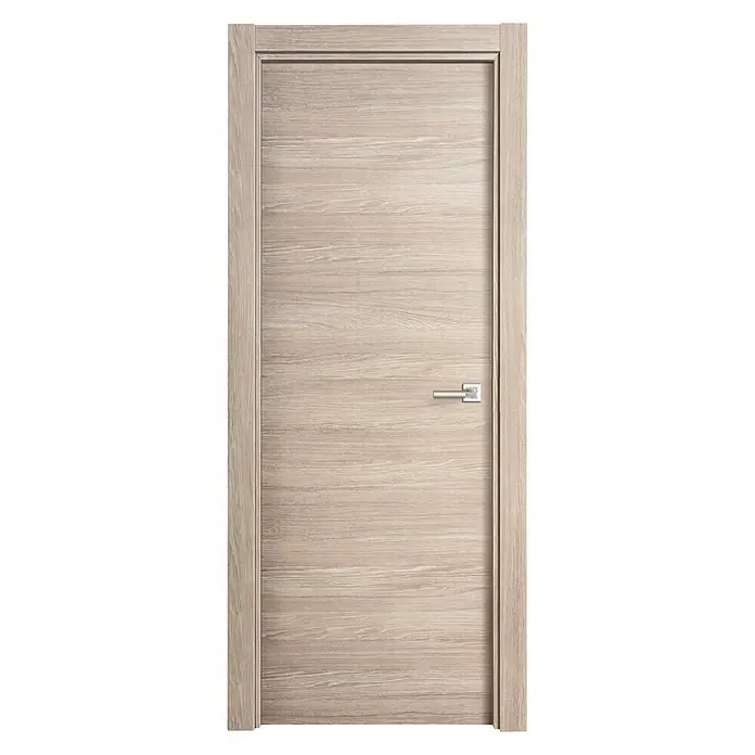 Solid Elements Puerta interior Roble Gris - 62,5 x 203 cm, Izquierda, Roble Gris, Macizo, Ciega