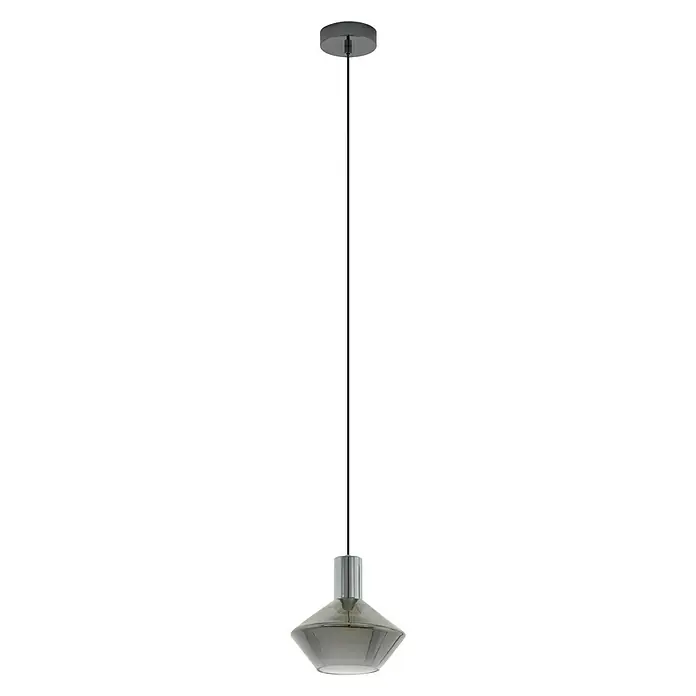 Eglo Pendelleuchte Ponzano - L x B x H: 20 x 20 x 110 cm, Anzahl Leuchtmittel: 1 Stk. - Vorderansicht