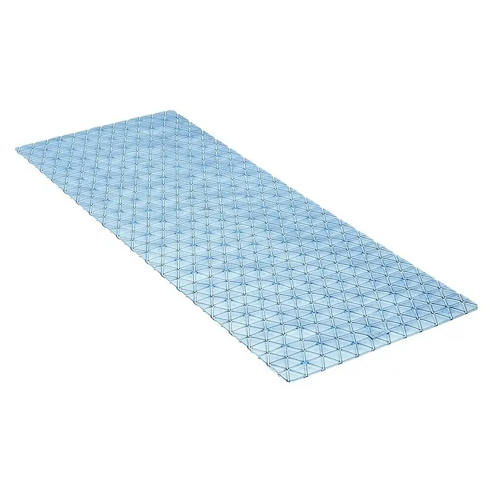 Tatay Alfombra antideslizante para bañera Diamond - 36 x 96 cm, PVC, Azul