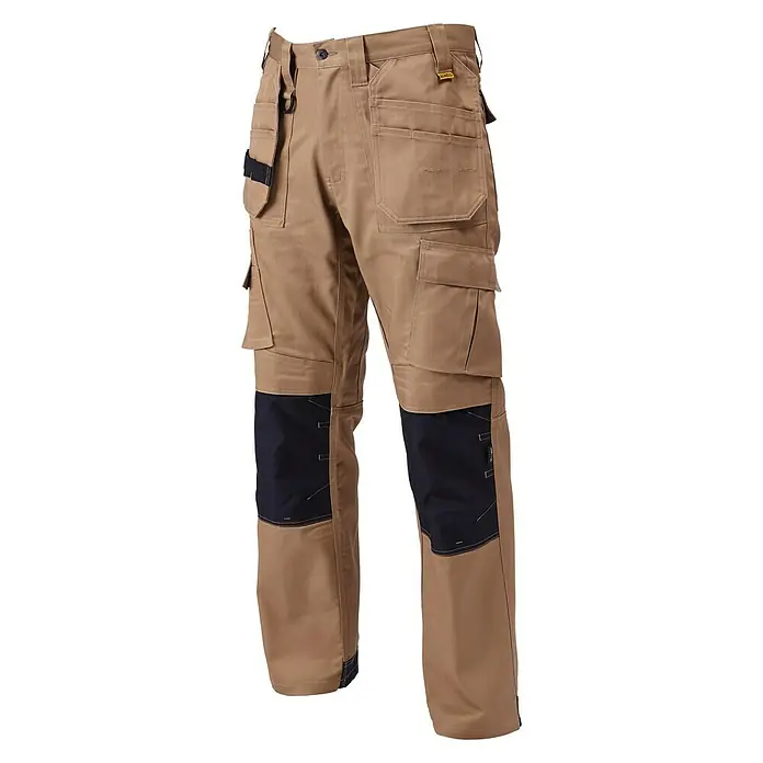Dewalt Pantalones de trabajo Tradesman - 46, Marrón, 65% poliéster y 35% algodón
