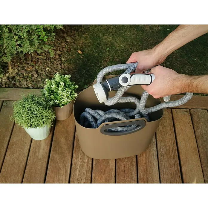 Gartenschlauch Aquapop - 25 m, Grau