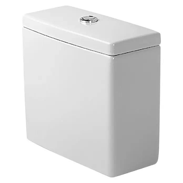 Duravit Starck 3 Spülkasten - Ohne Spezialglasur, Keramik, Weiß, Links - Rechte Seitenansicht