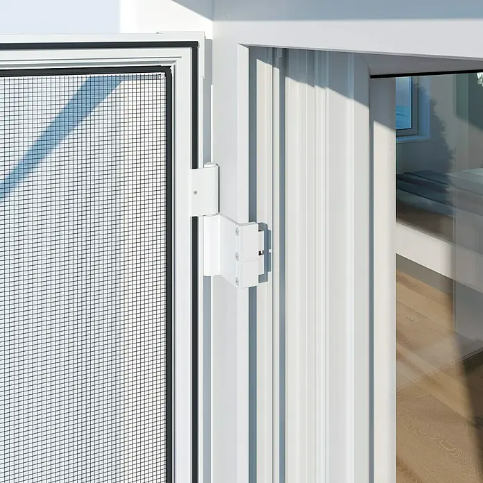 Windhager Insektenschutz-Fensterrahmen Felxi Fit - 130 x 150 cm, Weiß