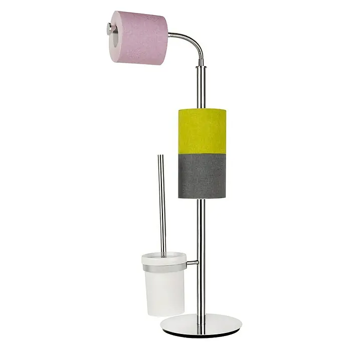 Bath Stage Portarrollos de reserva B-474 - Plateado, Blanco, Brillante