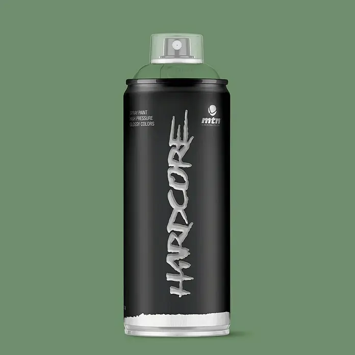 mtn Spray Hardcore - Verde caqui, 400 ml, Brillante