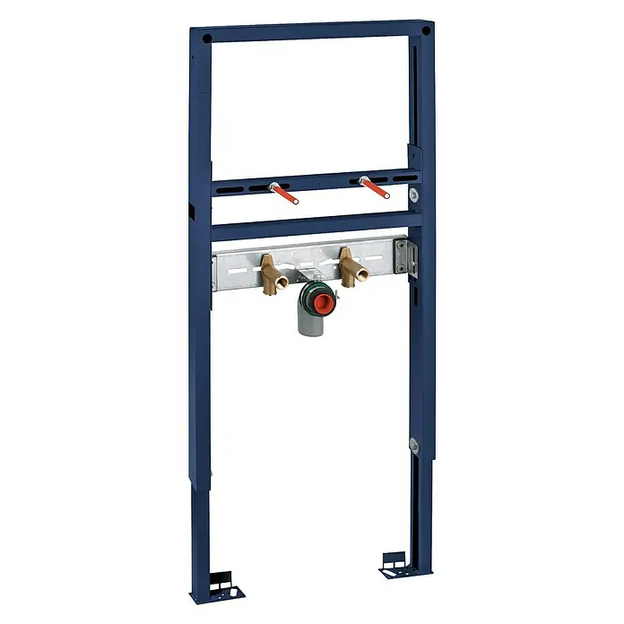 Grohe Rapid SL Waschtisch-Vorwandelement - 7,5 x 50 x 113 cm, Höhenverstellbar, Pulverbeschichtet - Vorderansicht