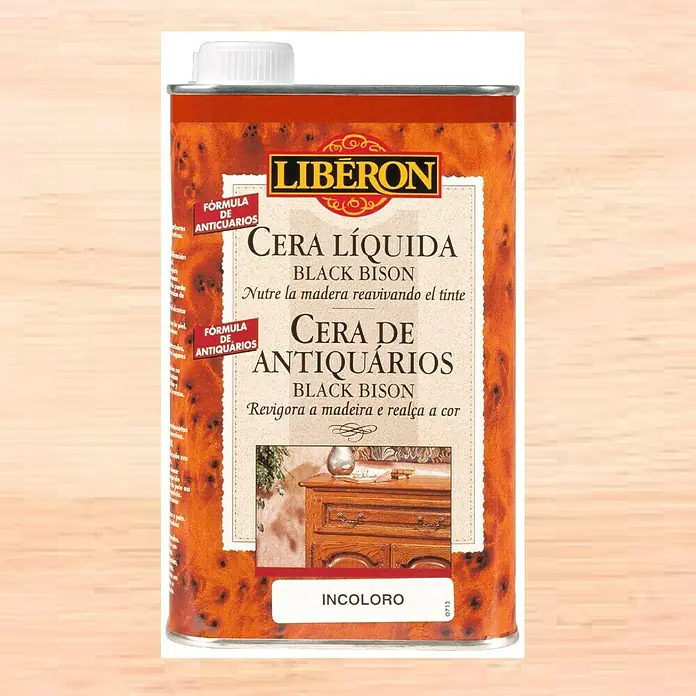 Libéron Cera para muebles Black bison - Incoloro, 500 ml