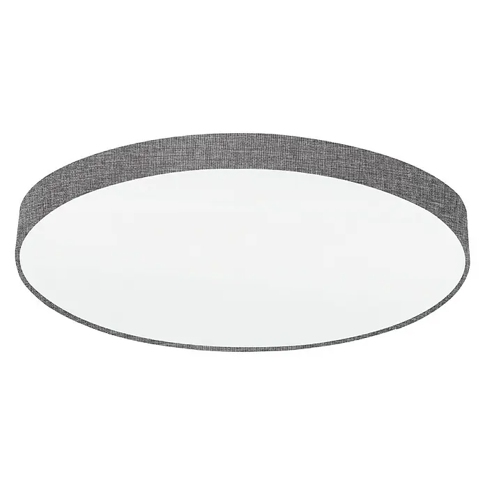Eglo Pasteri Deckenleuchte rund - 175 W, Ø x H: 980 mm x 17 cm, Grau, Weiß, E27