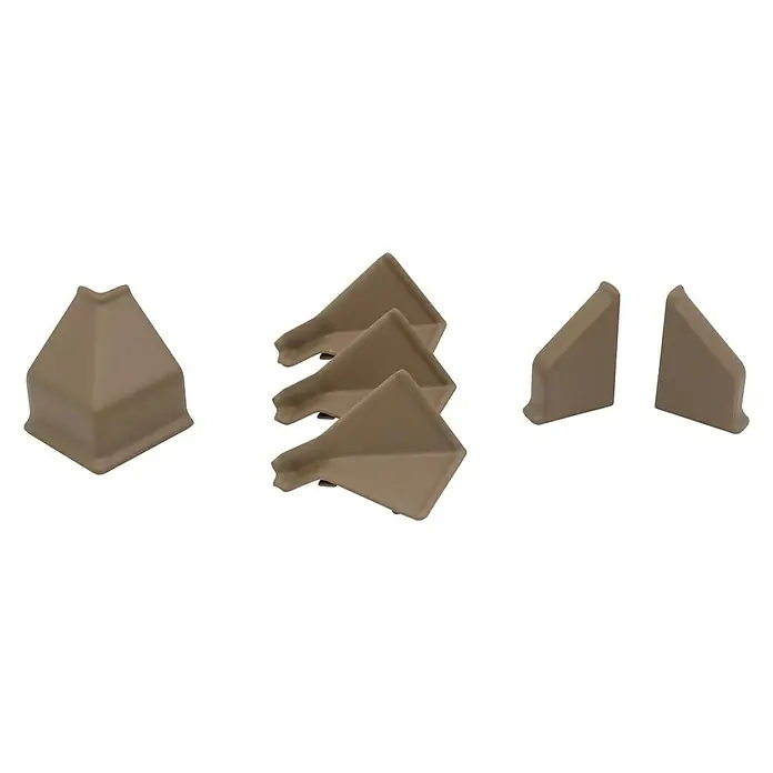 CUCINE Zubehör-Set - Dunkelbraun, 6 -tlg. - Vorderansicht
