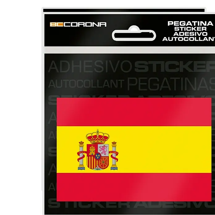 Etiqueta adhesiva España - Bandera