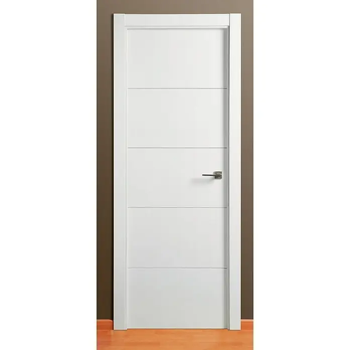Solid Elements Puerta interior Mannheim - 62,5 x 203 cm, Apertura según normativa: Izquierda, Blanco lacado, Macizo, Ciega - Producto en uso