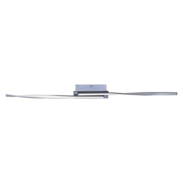 Regleta LED Merit - 20 W, L x An x Al: 7,5 x 5 x 88 cm, Níquel, Blanco neutro