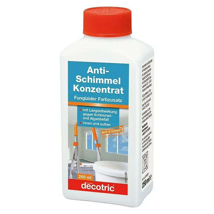Decotric Anti-Schimmel-Zusatz Fungizider Farbzusatz - 250 ml - Vorderansicht