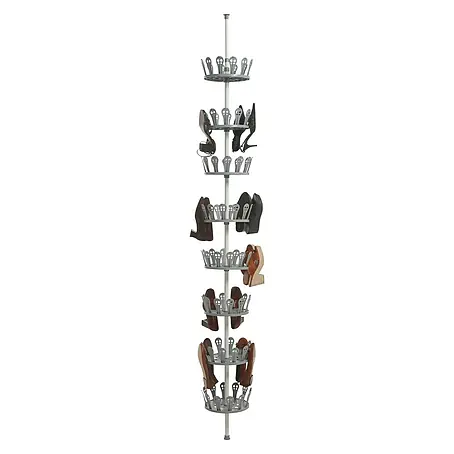 Estante para zapatos giratorio y extensible