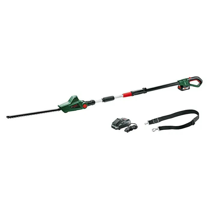 Bosch 18 V Power for All Akumulatorske škare za živicu UniversalHedgePole 18 - 18 V, Litij-ionska, 2,5 Ah, 1 baterija - Dijagonalni pogled
