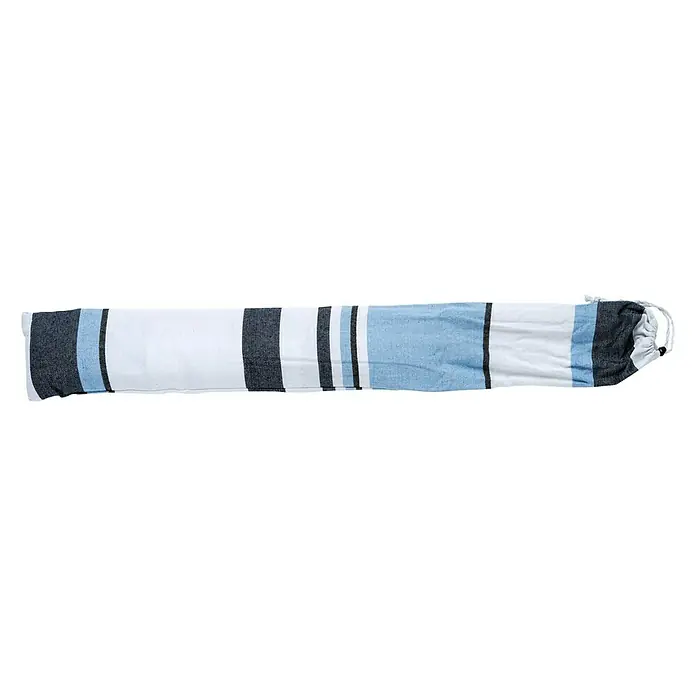 Amazonas Hängesessel Havanna marine - 150 x 120 cm, Blau/Weiß - Detailaufnahme