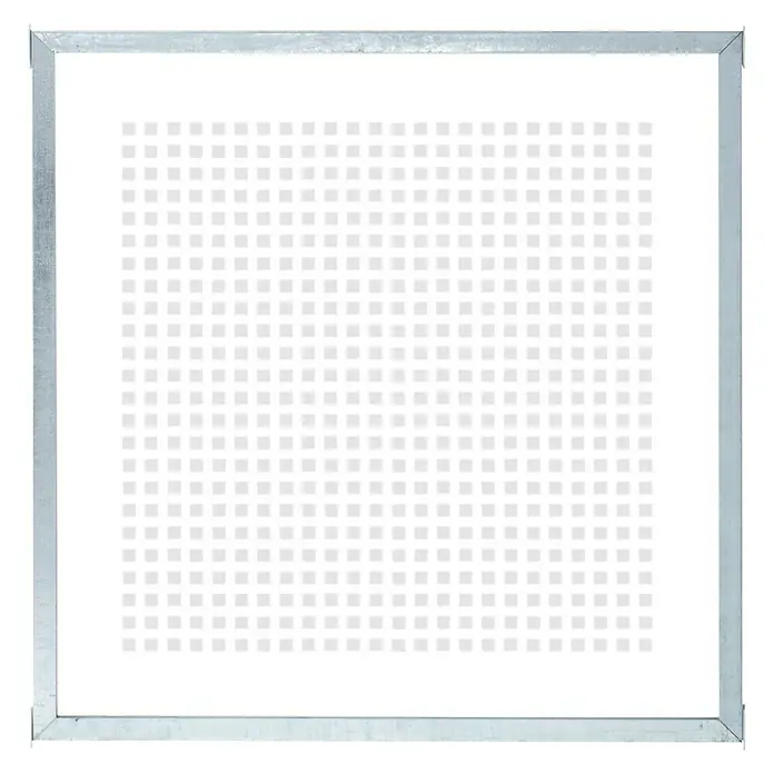 Plus Sichtschutzelement Cubic - 90 x 90 cm, Gehärtetes Glas, Grafisch - Draufsicht