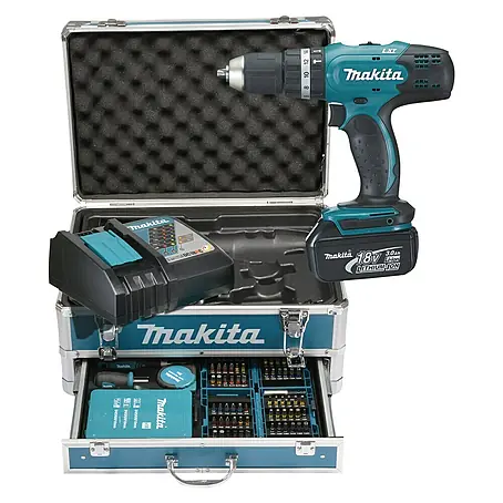 Makita  Akku-Schlagbohrschrauber DHP453RFX2