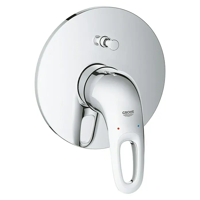 Grohe Eurostyle UP-Badewannenarmatur - Chrom, Glänzend - Vorderansicht