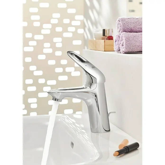 Grohe Eurostyle Solid Waschtischarmatur S-Size - Metall, Mit Zugstange - Stimmungsaufnahme