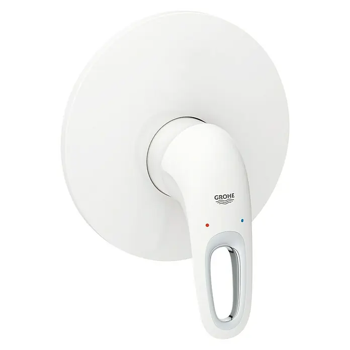 Grohe Eurostyle UP-Brausearmatur - Weiß, Glänzend - Vorderansicht
