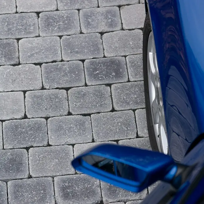 EHL Straatsteen Antieksteen - Antraciet, 12,3 x 16,5 x 6 cm, Beton - Top-down weergave