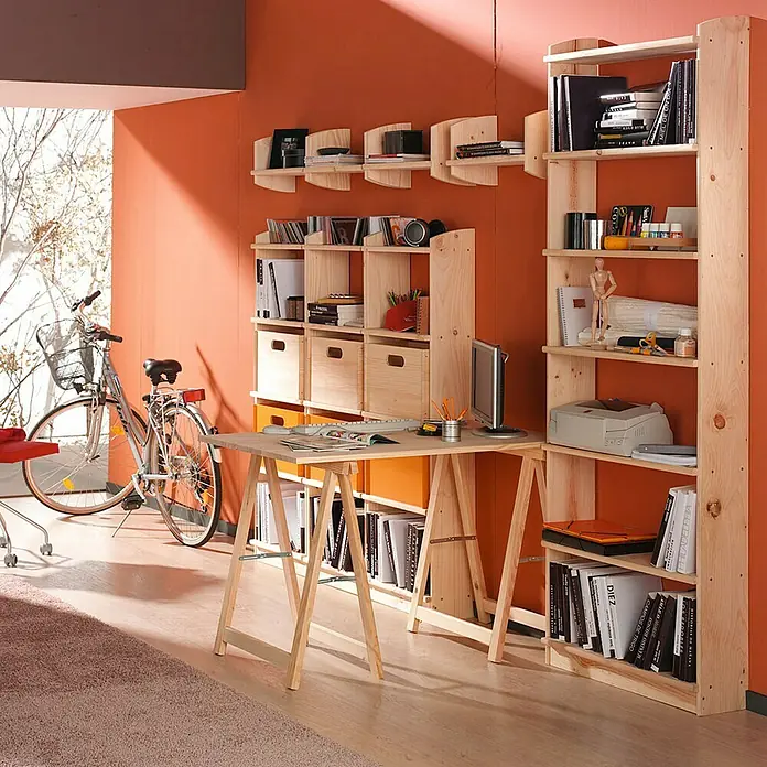 Astigarraga Caballete plegable de madera Estándar - Peso máximo admitido: 400 kg con 2 caballetes de madera, Altura: 74 cm, Pino