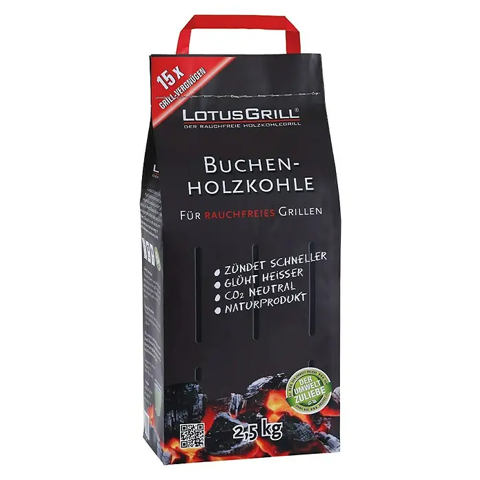 LotusGrill Carbón vegetal de madera - 2,5 kg