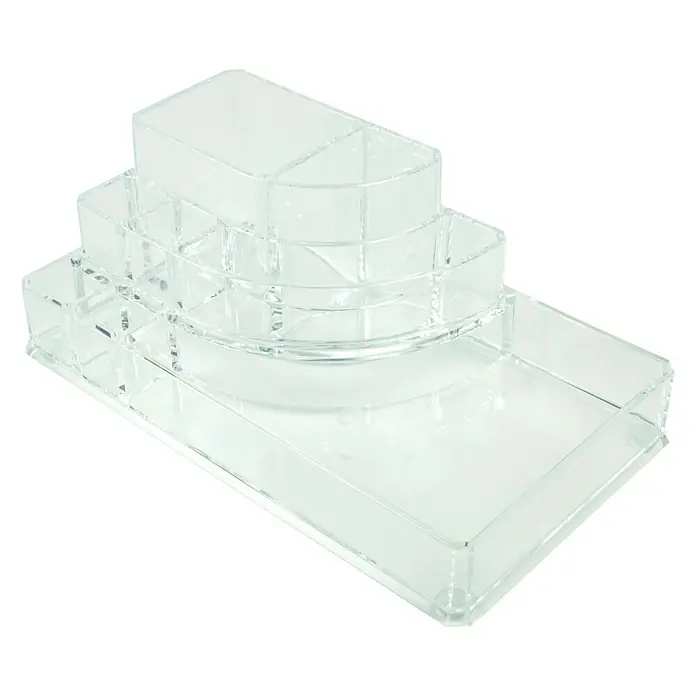 Deblanch Organizador para cosméticos - 13 x 22 cm, Transparente