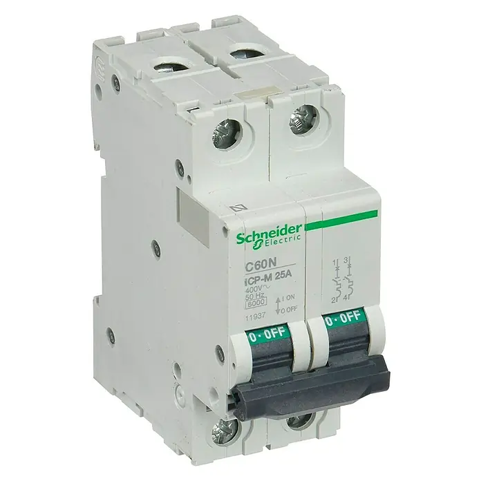 Schneider Electric Magnetotérmico automático ICPM - C, 25 A, 2 polos