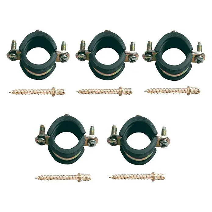Set abrazaderas isofónicas - 18 mm, 5 uds.