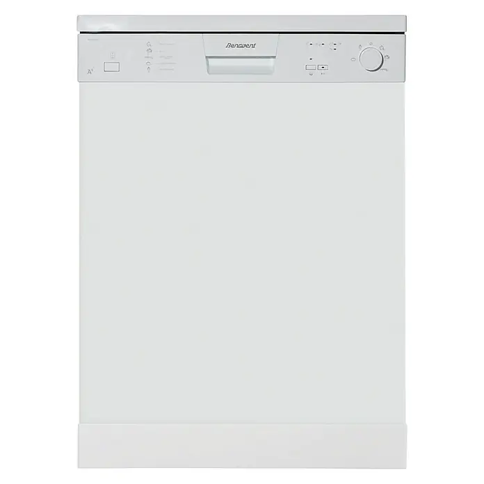 Benavent Lavavajillas BLV651W - Apto para: 12 cubiertos, Consumo de agua: 3.360 l/año, 59,8 x 59,6 x 84,5 cm