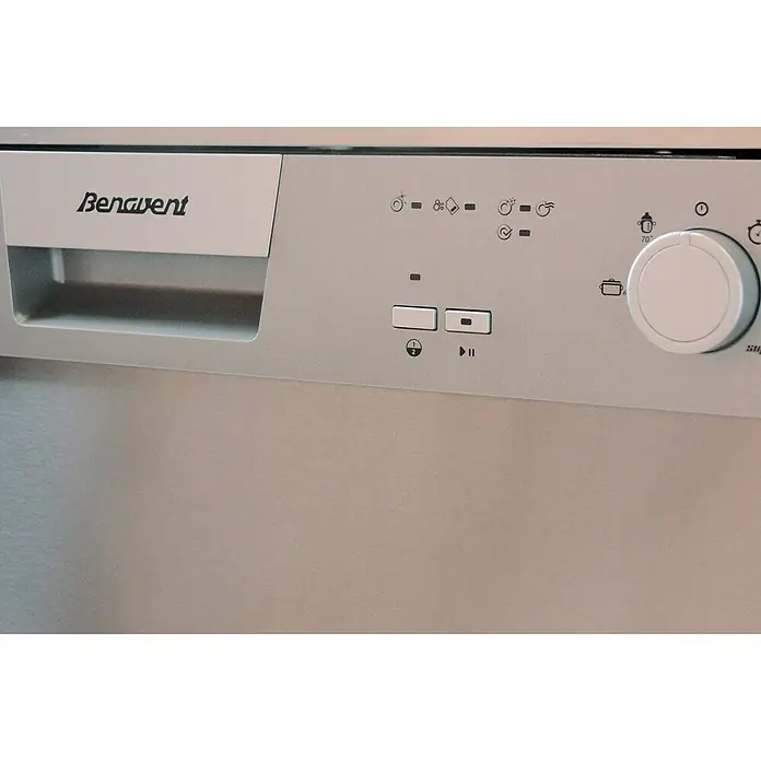 Benavent Lavavajillas BLV651W - Apto para: 12 cubiertos, Consumo de agua: 3.360 l/año, 59,8 x 59,6 x 84,5 cm