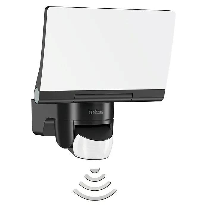 Steinel Sensor-LED-Strahler XLED Home 2 S SW V2 - Schwarz, Warmweiß