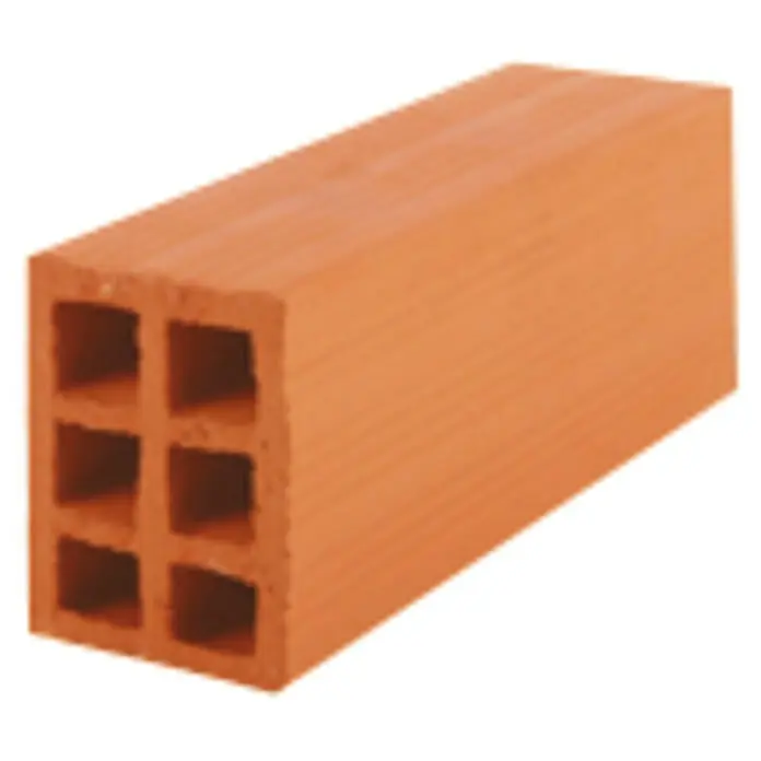 BHS Madrid Ladrillo hueco - 11 x 24 cm, Rojo
