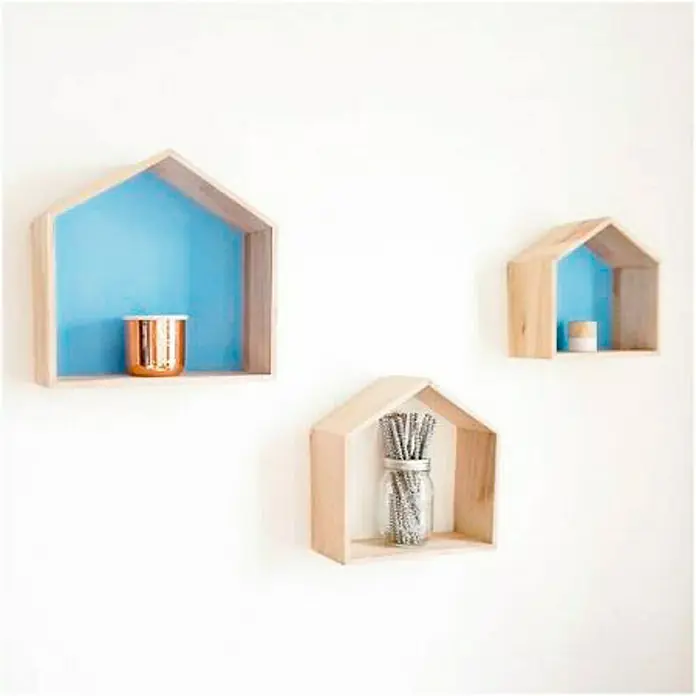 Artemio Estante de madera conjunto - 30 x 10 x 30 cm