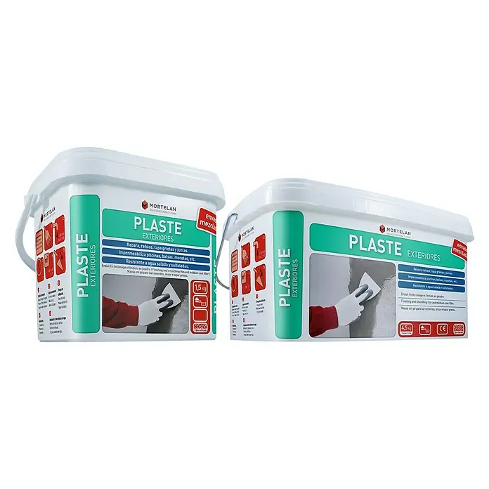 Gecol Masilla Plaste exteriores Mortelan - 1,5 kg