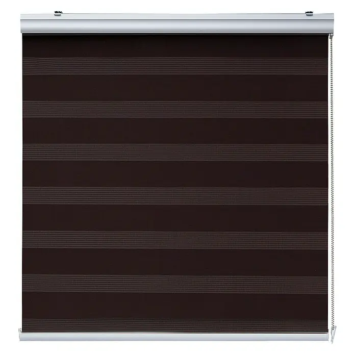 Estor noche y día Platinum Duolux - An x Al: 160 x 250 cm, Chocolate