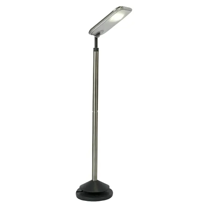 Lutec Baliza exterior LED 2 + panel solar Sun Connec - Gris, Altura: 58 cm
