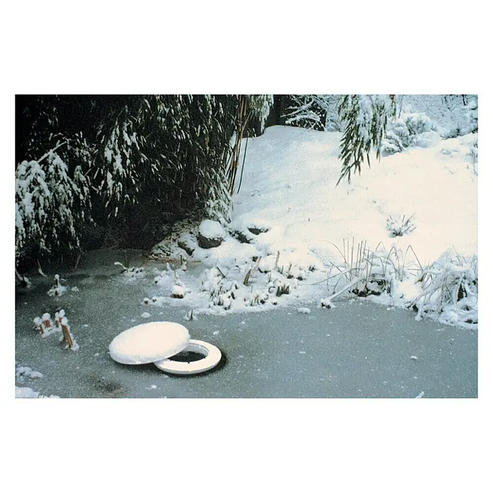 Ubbink Eisfreihalter Basic 40 - Polystyrol, Durchmesser: 40 cm - Ansicht von oben
