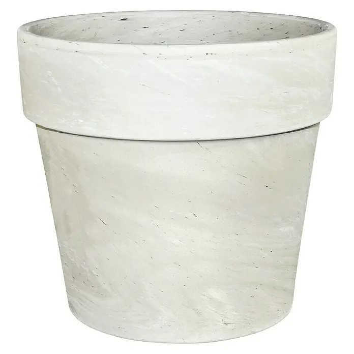 Pflanztopf Calima - Außenmaß (Ø x H): 28,5 x 24,5 cm, Naturmaterialien, Granit - Vorderansicht