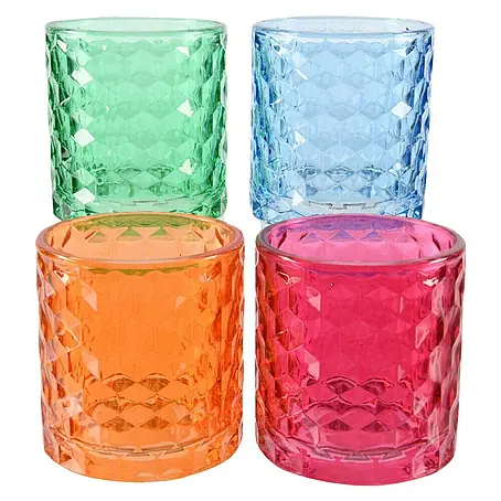 Portavelas Cristal