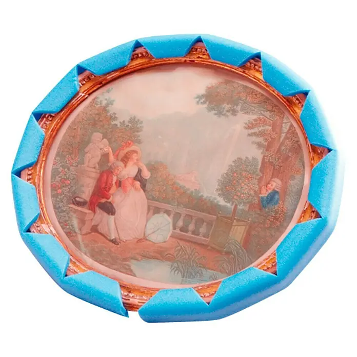 Mottez Protector para esquina B783V - Azul, 8 piezas