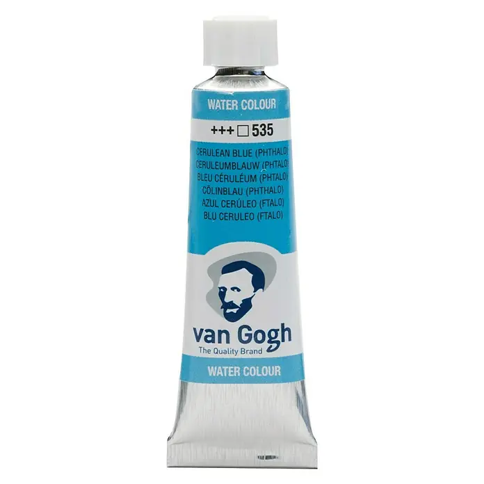 Talens Van Gogh Acuarela - Azul cerul ftalo, 10 ml, Tubo