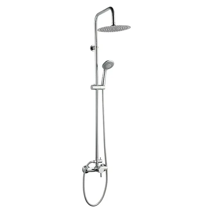 Sistema de ducha Spring - Con grifo monomando, Número de tipos de chorro: 2 ud., Cromo