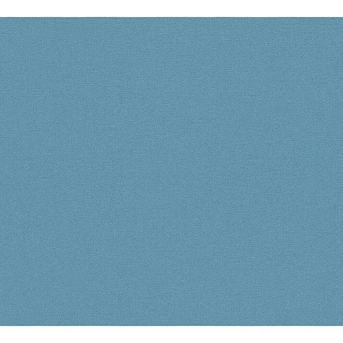 AS Creation Linen Style Vliestapete Changiert - Petrol, Uni, 10,05 x 0,53 m - Detailaufnahme