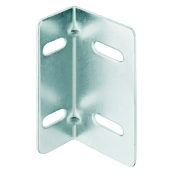 Häfele Winkelverbinder 60x30 mm - L x B x H: 32 x 1,5 x 60 mm, Stahl, 1 Stk. - Vorderansicht