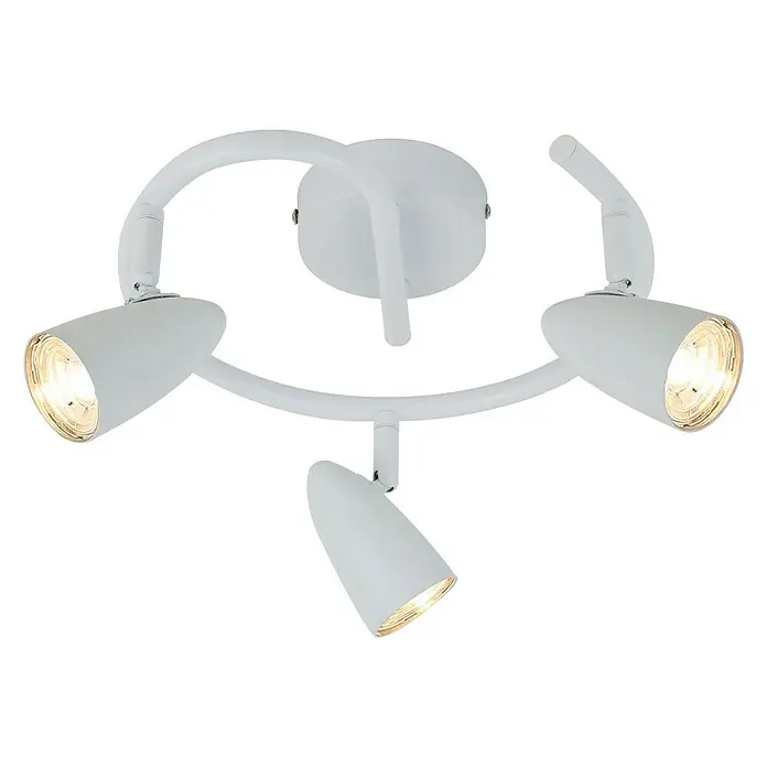 Regleta LED redonda Akma - 12 W, Ø x Al: 25 x 15 cm, Blanco, Blanco neutro