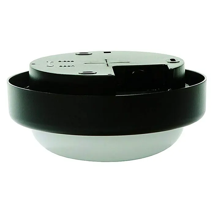 Polaroid LED-Außenwandleuchte - 14 W, Schwarz, Ø x H: 19,7 x 9,5 cm - Ansicht von oben